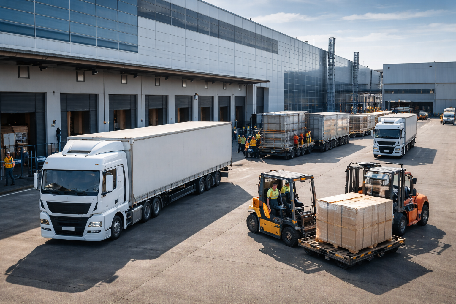 Como funciona o transporte industrial: etapas, riscos e boas práticas