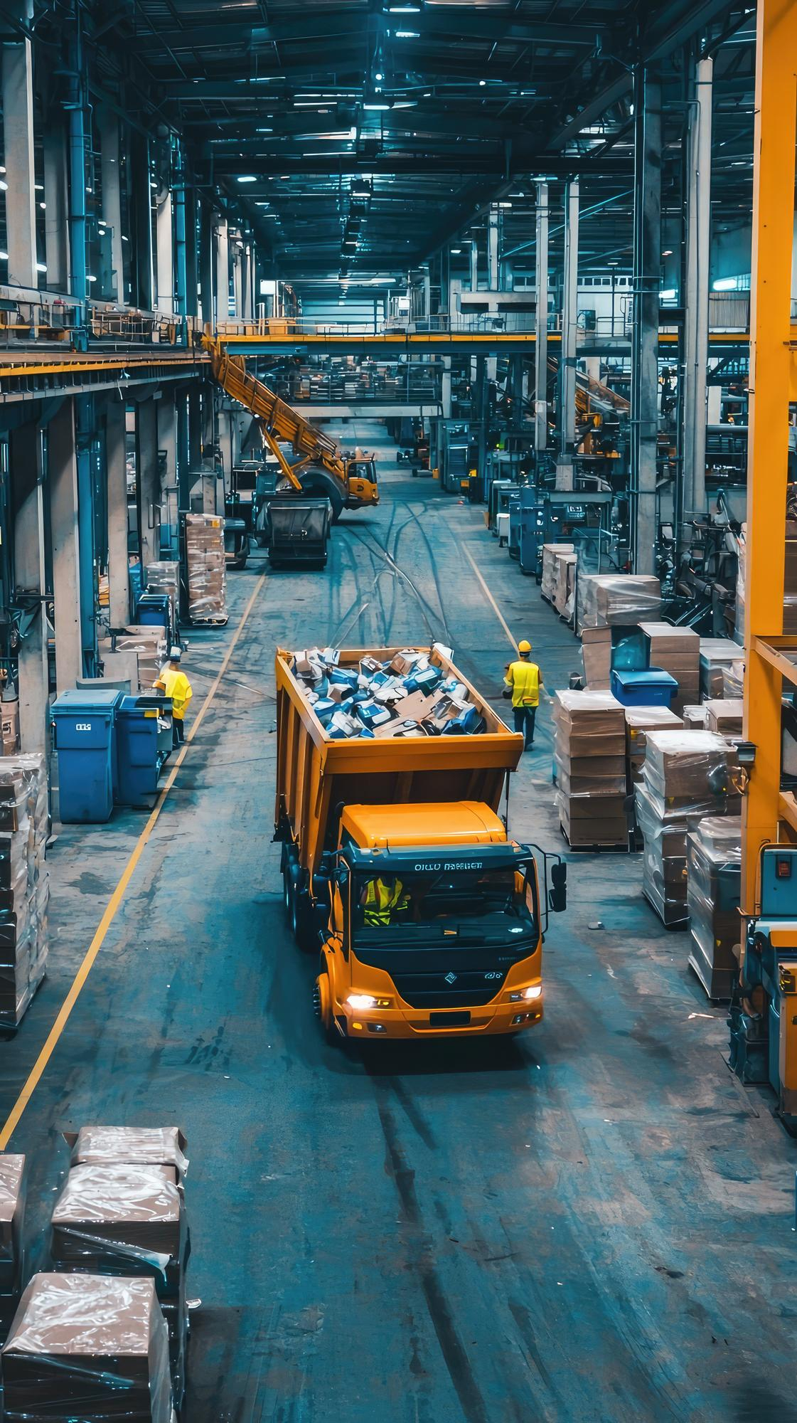 Tipos de cargas industriais transportadas